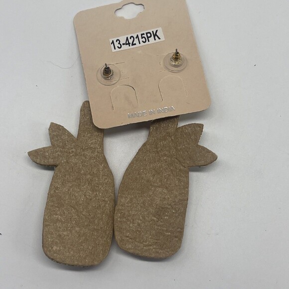 Viola Pink Champaign Bubbly Beaded Earrings New - Picture 6 of 6